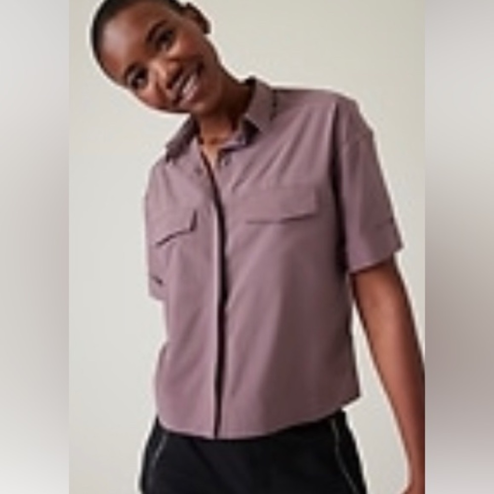 Athleta hike packable shirt